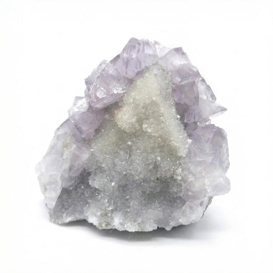 Fluorite with Clear Quartz Specimen