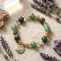 Forest Abundance Bracelet - Aventurine and Moss Agate for Attracting Wealth and Growth