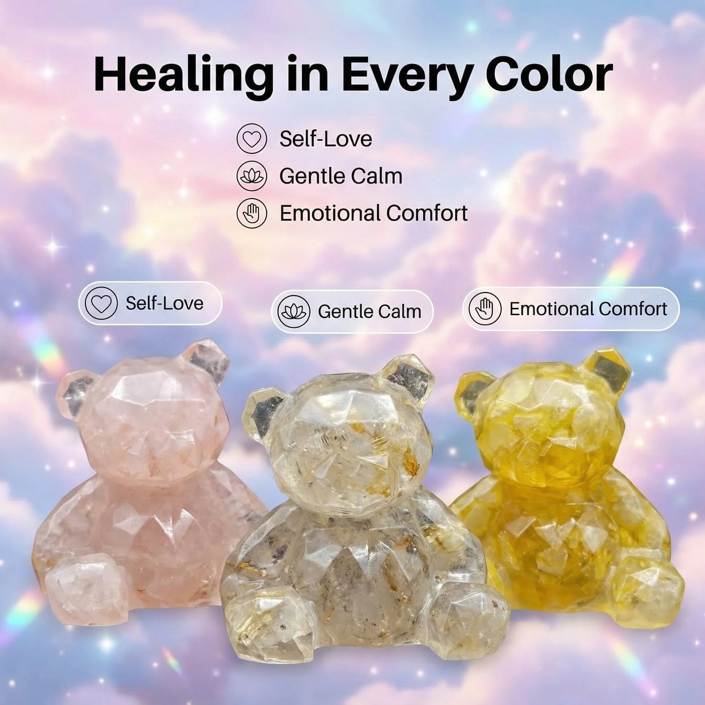 Cute Animals Series - Bear Healing Set