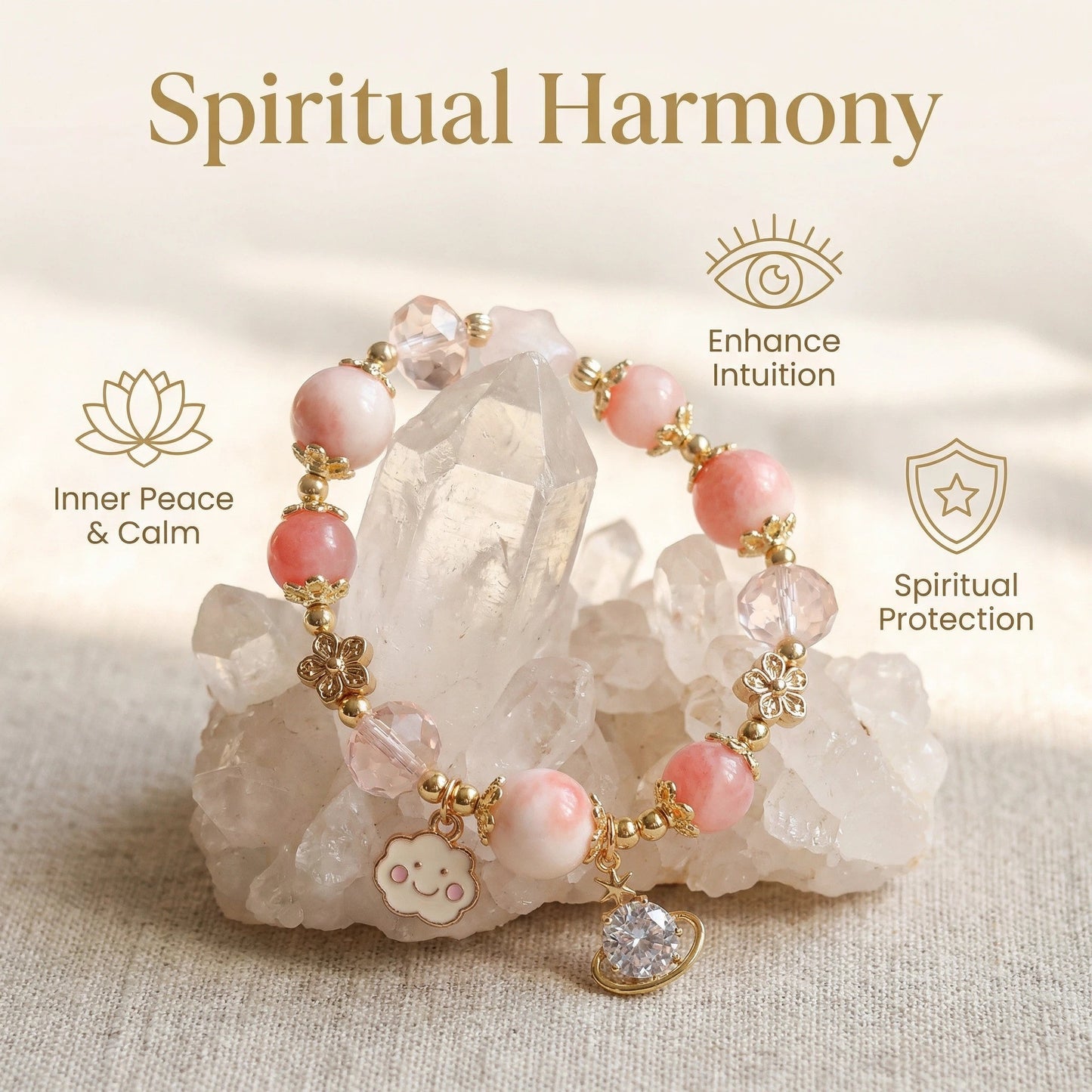 Dreamy Cloudscape Bracelet: A gentle healing and self-love bracelet