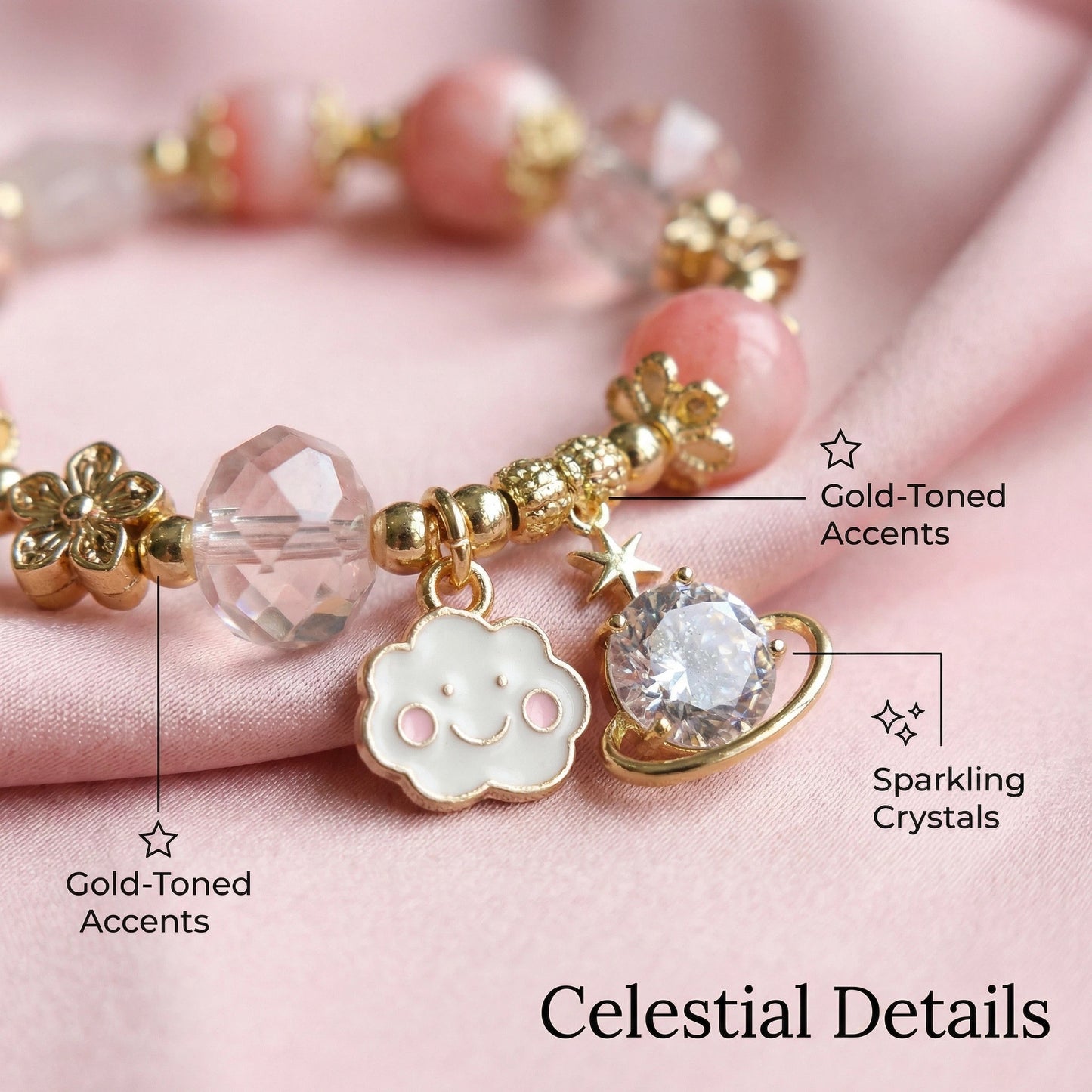 Dreamy Cloudscape Bracelet: A gentle healing and self-love bracelet