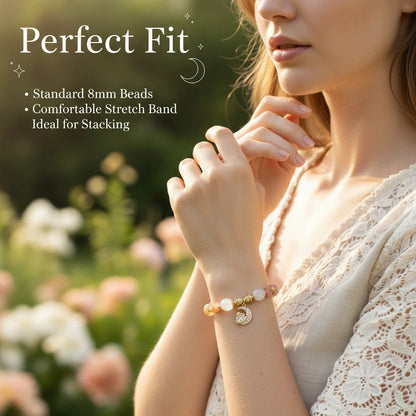 Sunstone Moonbeam Bracelet - Inner Radiance and Intuitive Wisdom