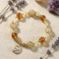 Solar Manifestation Bracelet 太陽顯化手鍊 - 黃水晶與髮晶 招財與成功
