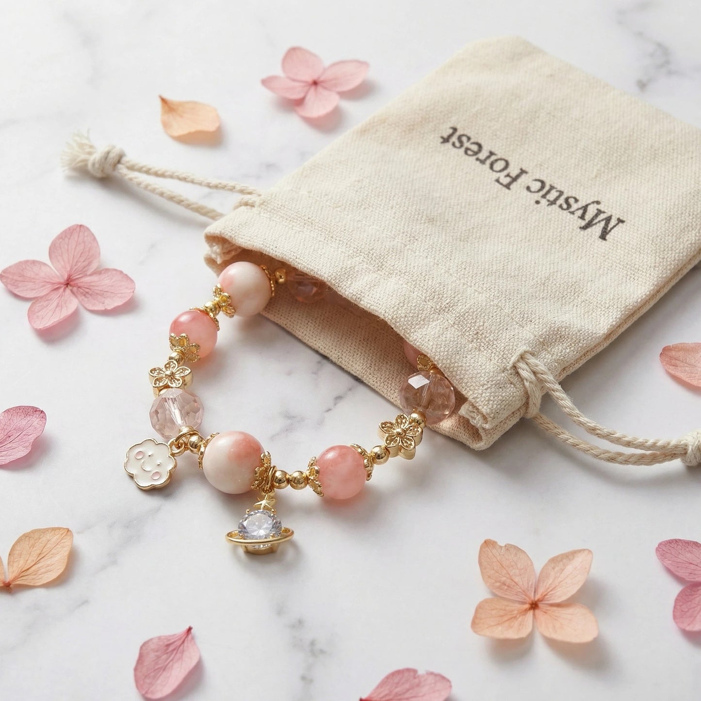 Dreamy Cloudscape Bracelet: A gentle healing and self-love bracelet