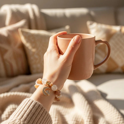 Sunstone Moonbeam Bracelet - Inner Radiance and Intuitive Wisdom