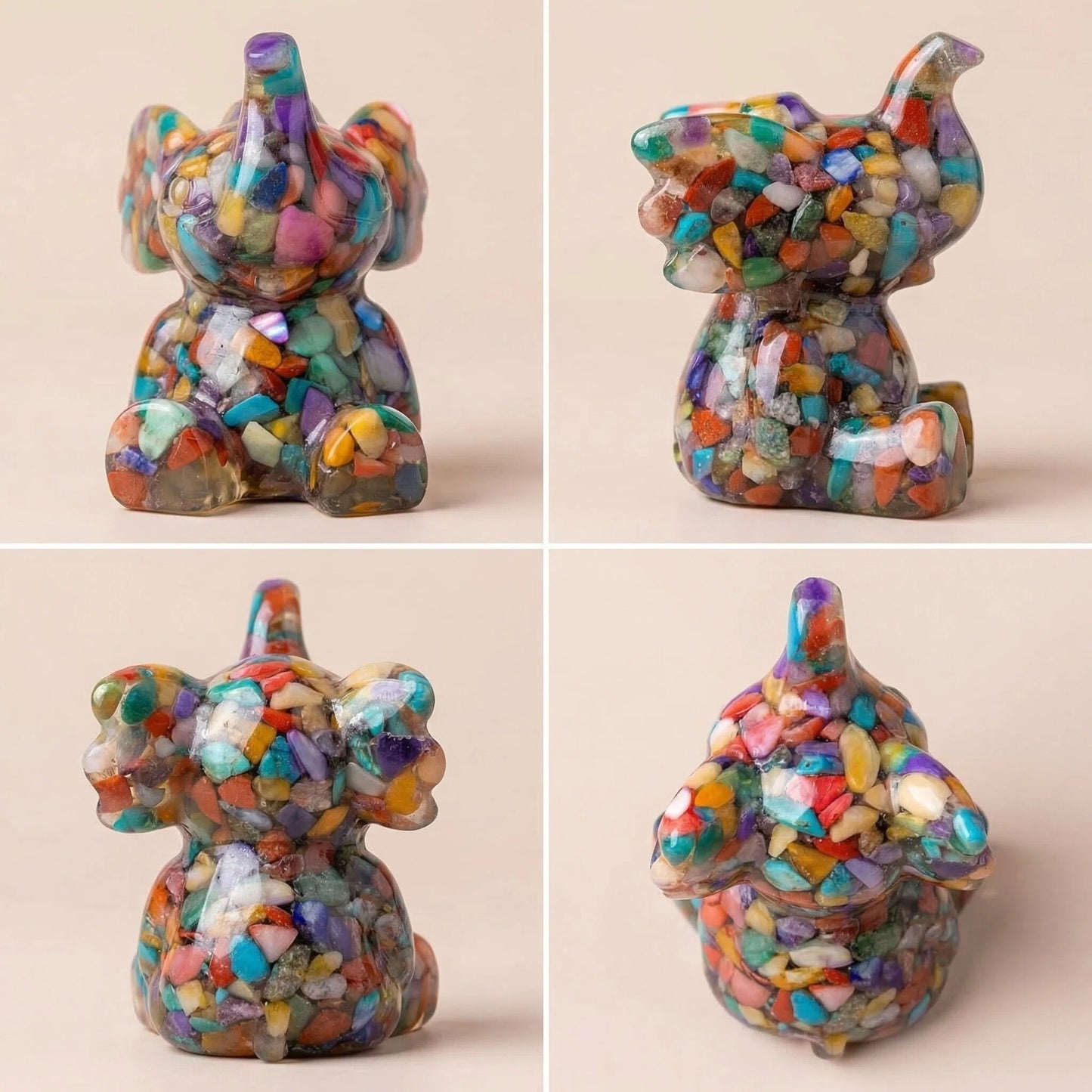 Cute Animal Series – Elephant Healing Set (10 pieces)