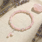 The Bamboo Vitality Bracelet, featuring red aventurine and silver accents, brings dynamic, powerful, and flowing energy.