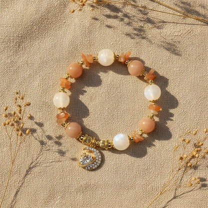 Sunstone Moonbeam Bracelet - Inner Radiance and Intuitive Wisdom