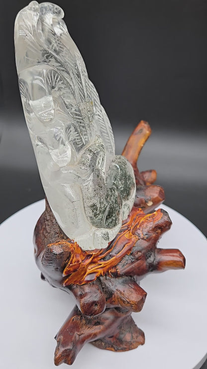 Verdant Spirit Fox – Green Phantom Quartz Edition  幽綠靈狐守護雕像・綠幽靈水晶版 🦊